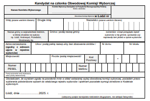 Formularz zgłoszenia do RKW